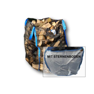 Big Bag für Holz belüftet 4- seitig Netz und...