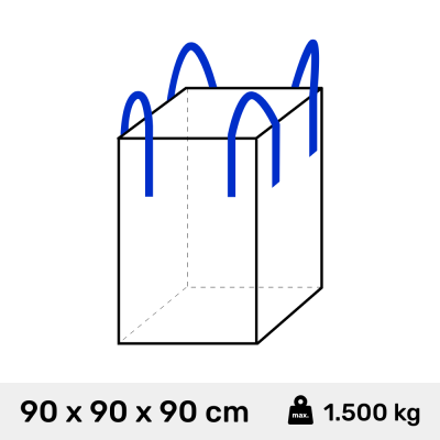 BIG BAG Stein 90 x 90 x 90 SWL 1500 CC