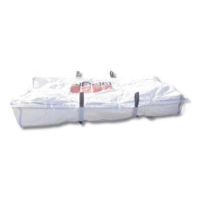 Big Bag 260 x 125 x 30 cm Plattensack für Asbestentsorgung 5er Set
