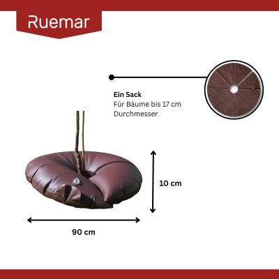PVC-Baumbewässerungssack 55L "Ring" - 420 g/m² ohne Schloss