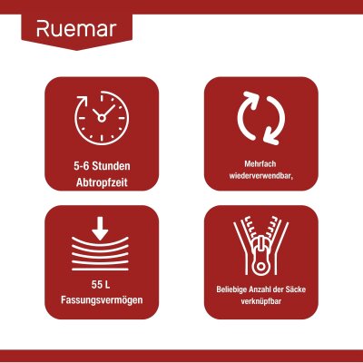 PVC-Baumbewässerungssack 55L - 420 g/m² ohne...