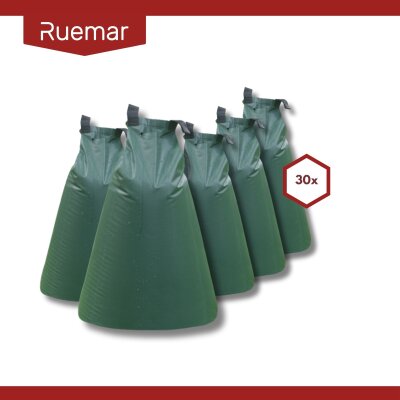 PVC-Baumbewässerungssack 55L - 420 g/m² ohne Schloss 30er Set